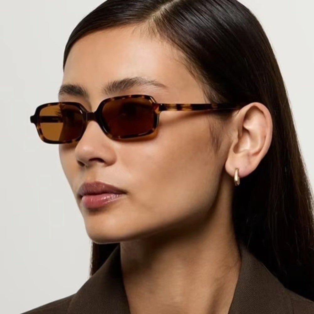 Street Fashion Korean - Lunettes de soleil carrées anti-UV tendance,