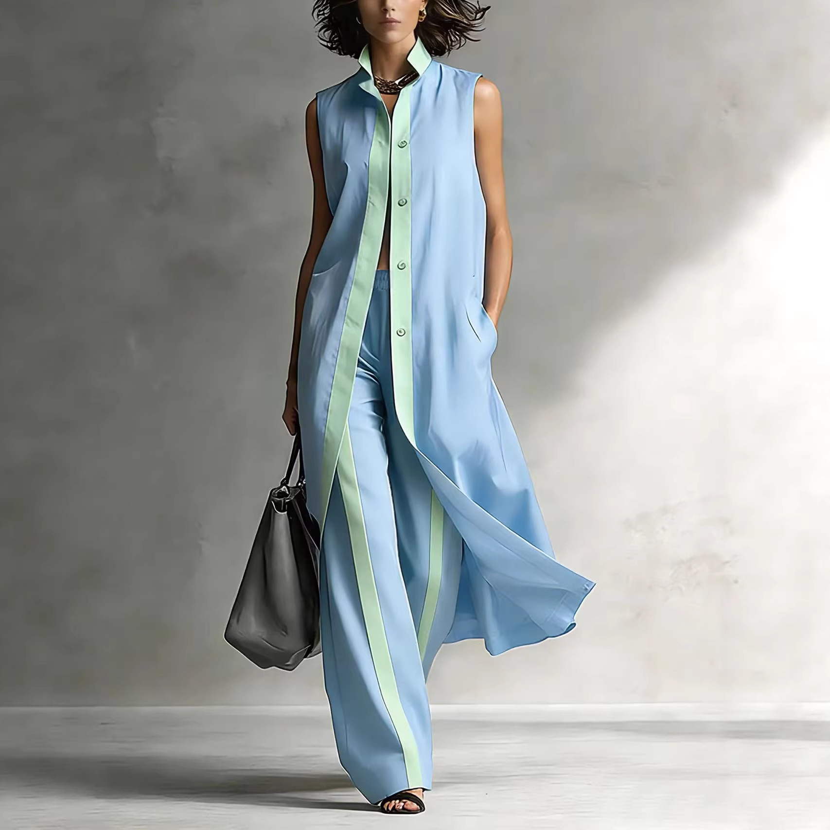 Street Fashion Vest - Nouvel ensemble décontracté printemps-été 2026 pour