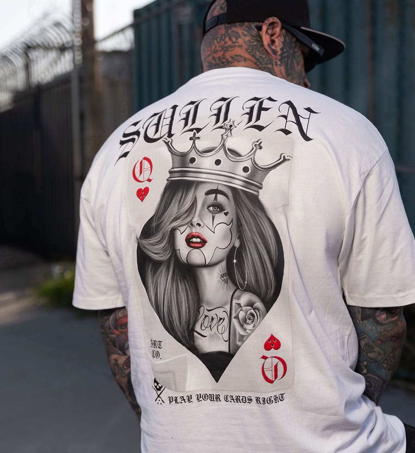 Queen Street Fashion - T-shirt décontracté unisexe de luxe Queen