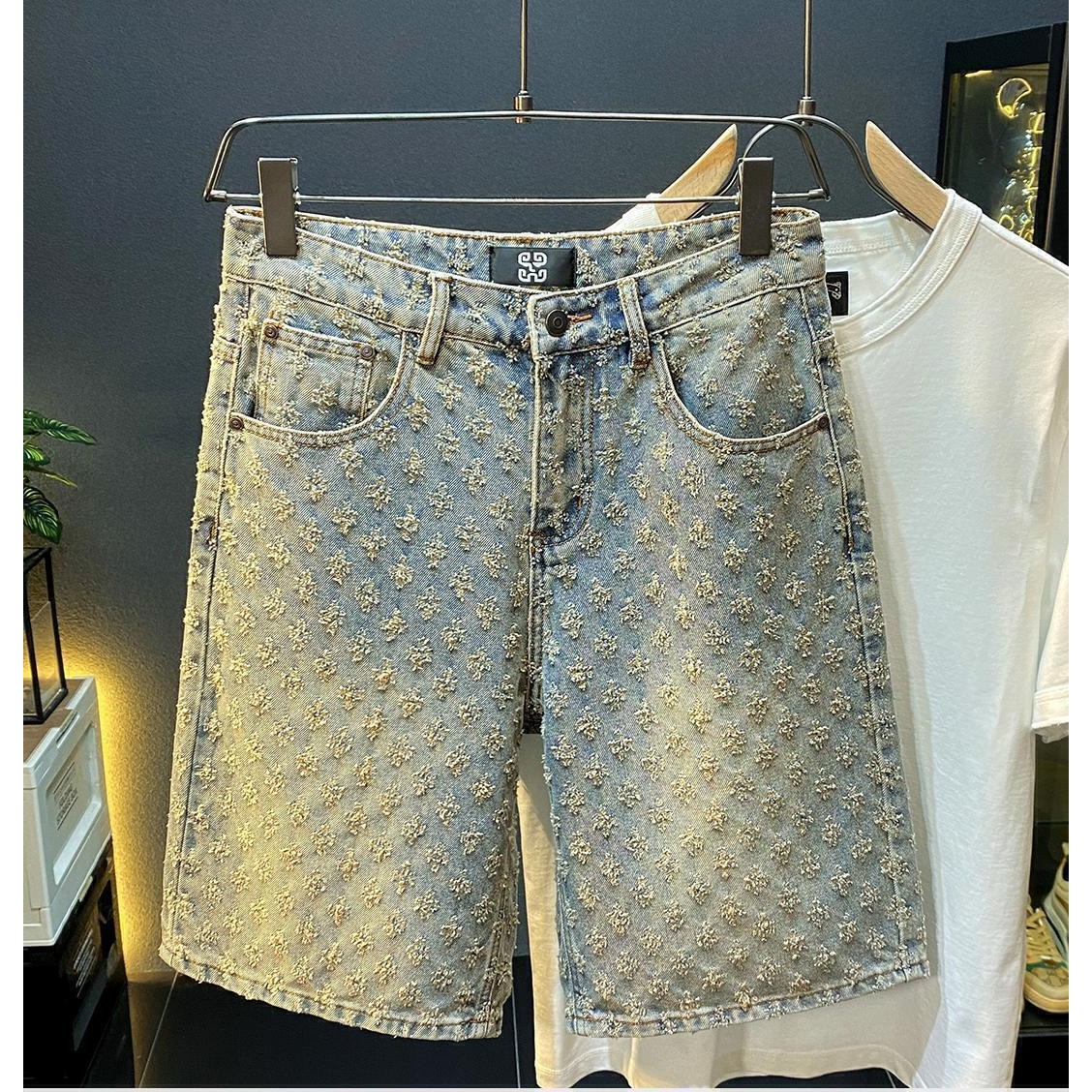 Street Fashion Jeans Men - Shorts en jean décontractés pour hommes,