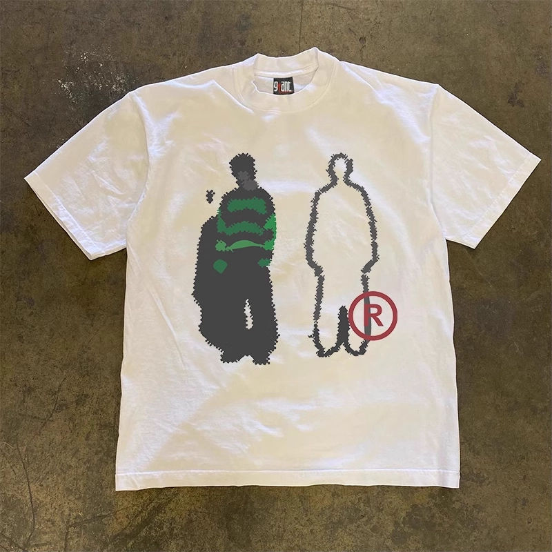 Street Fashion Asian Men - T-shirt unisexe 100% coton, imprimé hip-hop,
