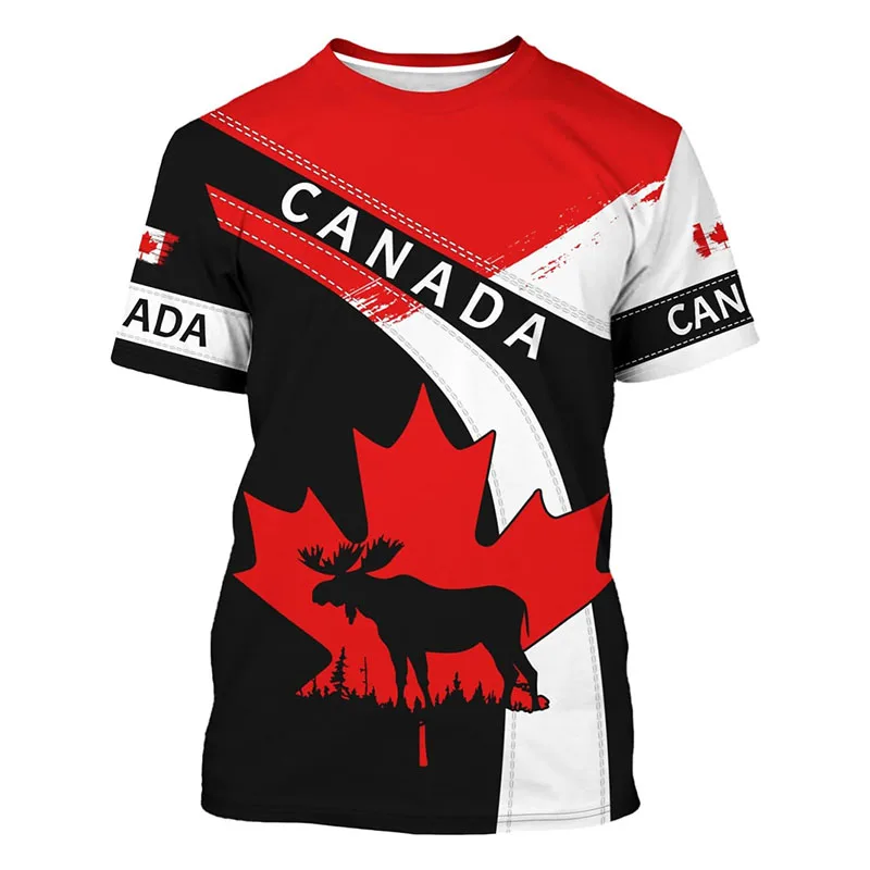 Street Fashion Canada - Nouveau T-shirt tendance Canada pour homme,