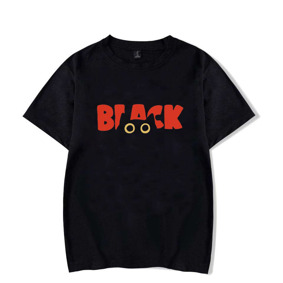 Street Fashion Asian Men - T-shirts d'été à manches courtes Black