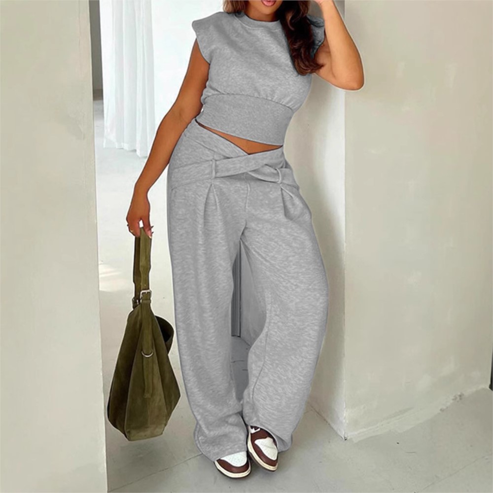 Street Fashion Girl - T-shirt et pantalon à manches courtes