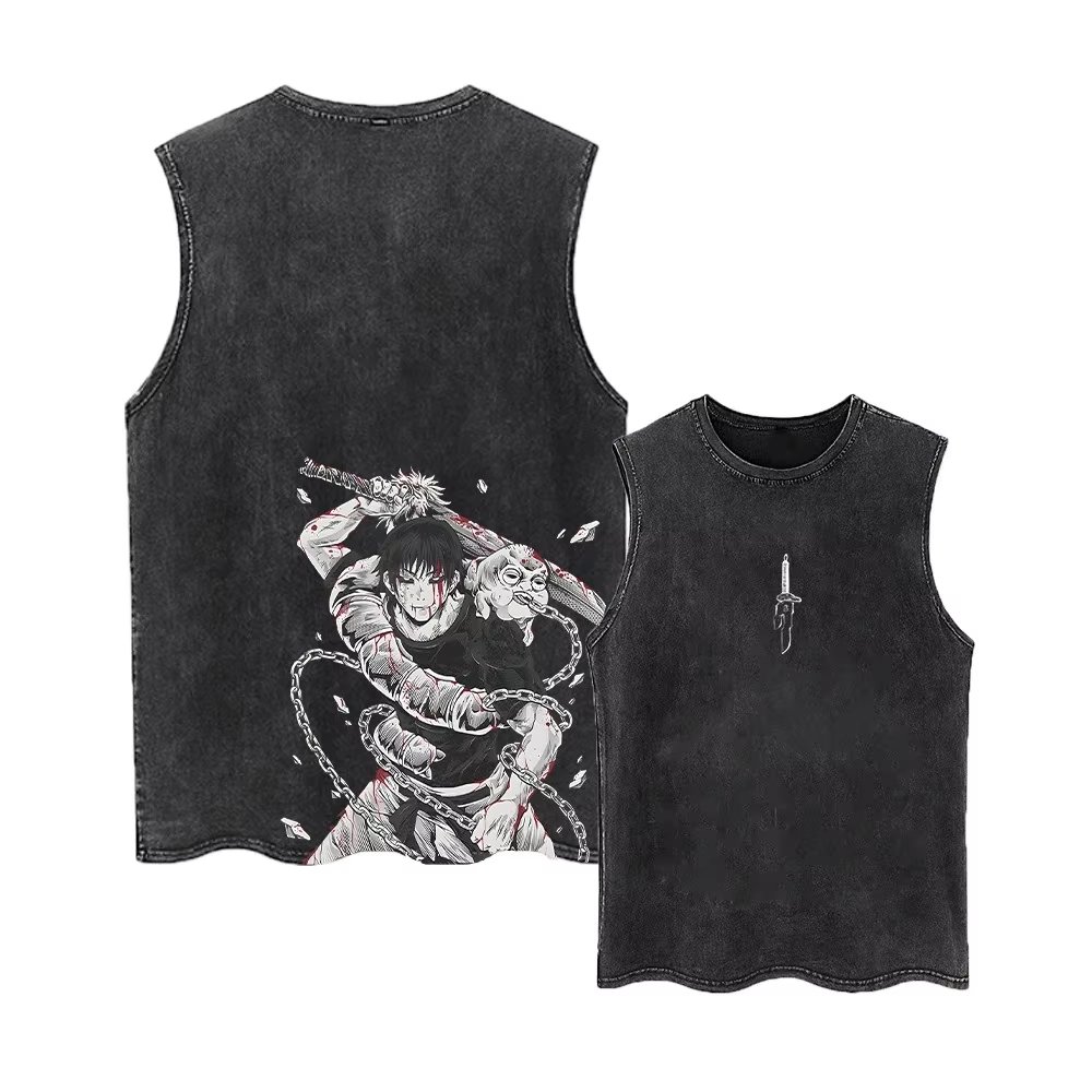 Street Fashion Vest - Débardeur d'été Jujutsu Kaisen 2026 –