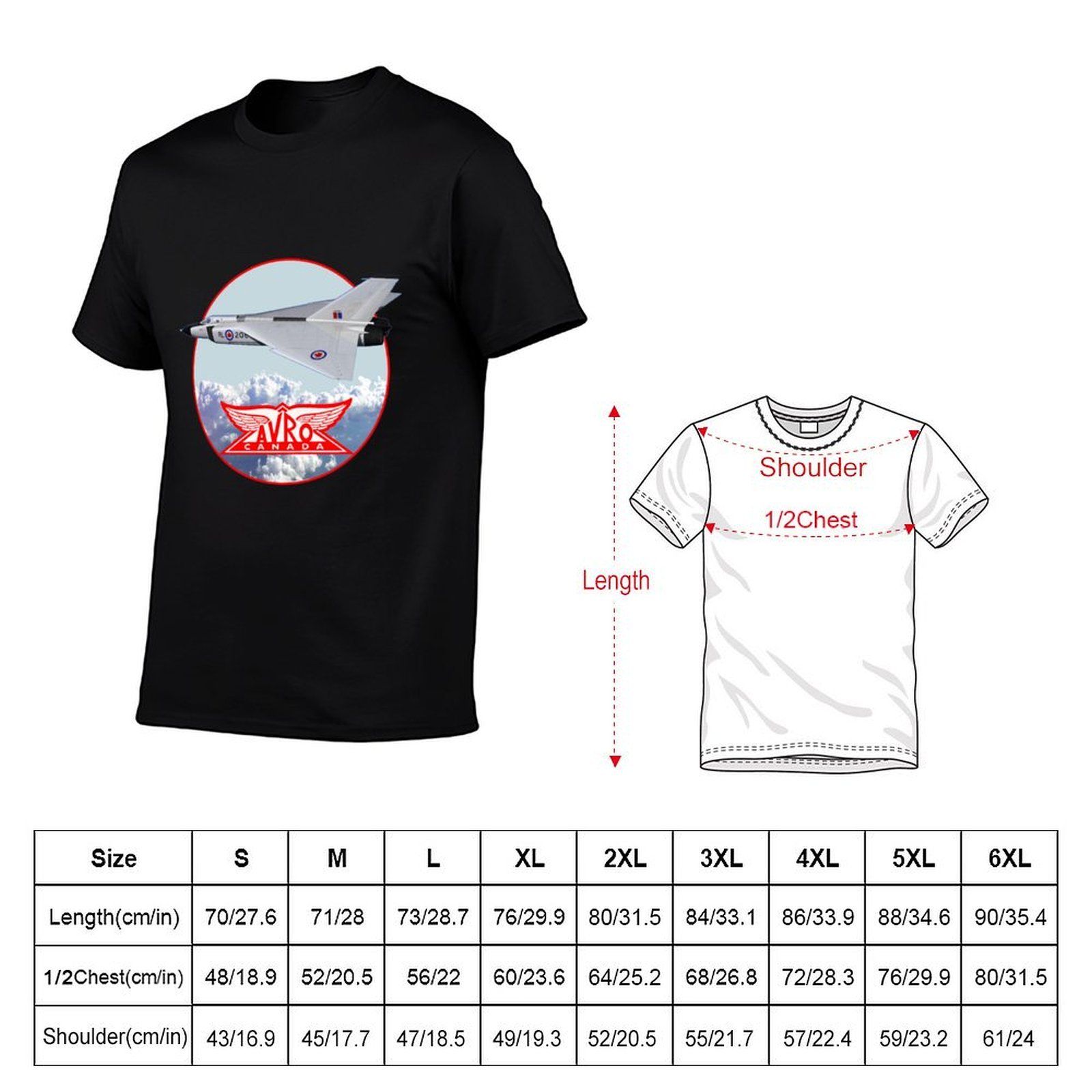 Avro Arrow Avro Canada T-Shirt - Street Fashion Canada avis et prix