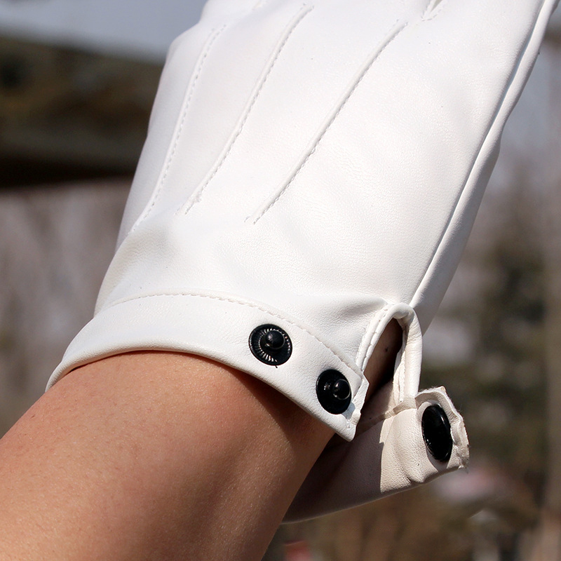 Gants sans doigts en cuir PU p - Street Fashion Gloves avis et prix