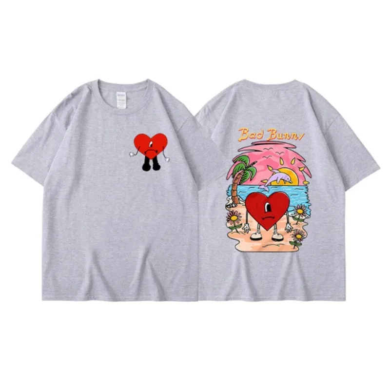 T-shirt Bad Bunny taille asiat - Street Fashion Asian Men avis et prix