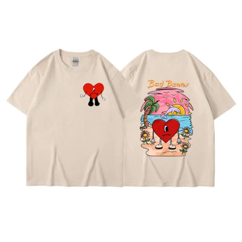 T-shirt Bad Bunny taille asiat - Street Fashion Asian Men avis et prix