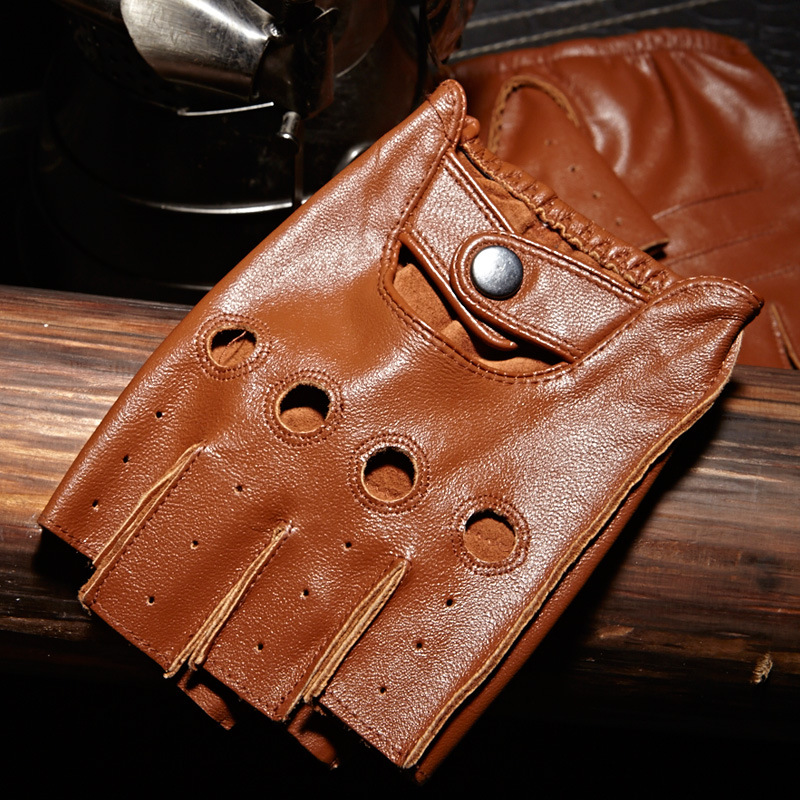 Gants demi-doigt pour hommes d - Street Fashion Gloves avis et prix