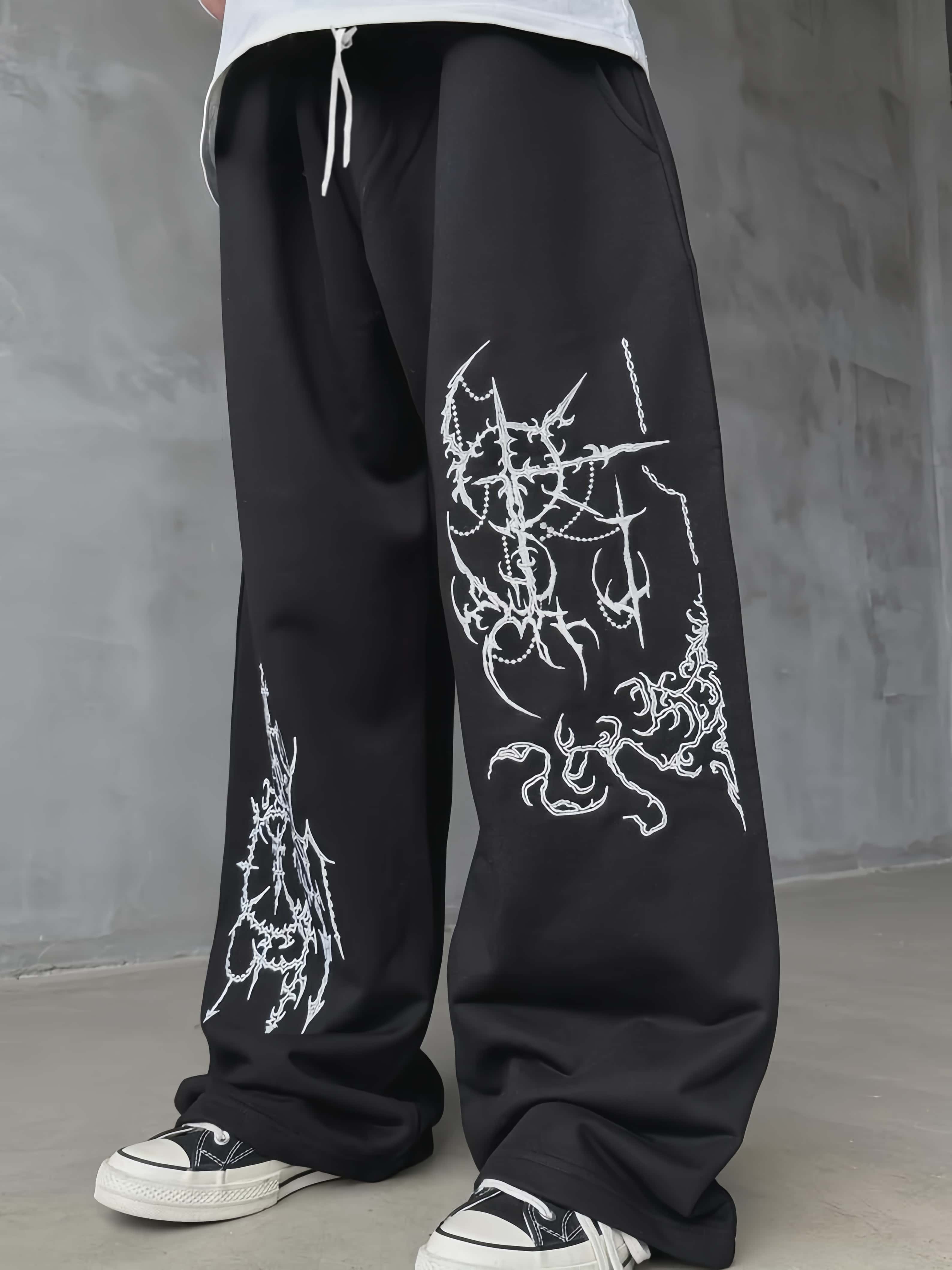 Pantalons larges décontractés  - Street Fashion Asian Men avis et prix