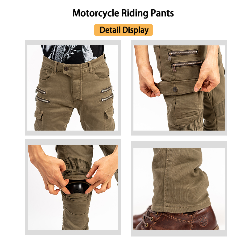 Pantalon de moto en jean slim  - Street Fashion Jeans Men avis et prix