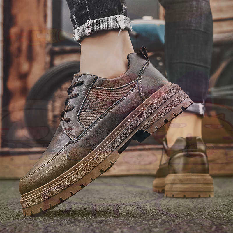 Baskets de Tennis en cuir natu - Street Fashion Asian Men avis et prix