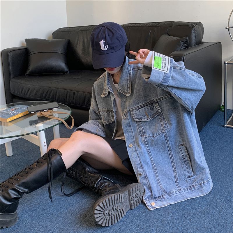 Veste en jean oversize tendanc - Street Fashion Jeans Women avis et prix
