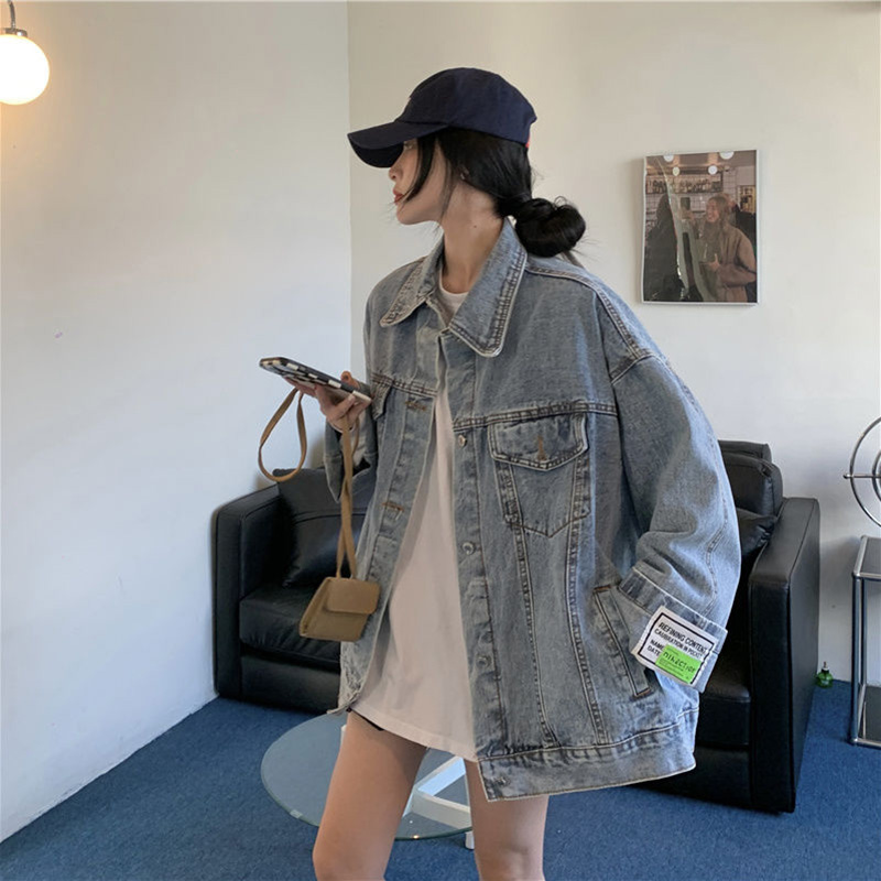 Veste en jean oversize tendanc - Street Fashion Jeans Women avis et prix