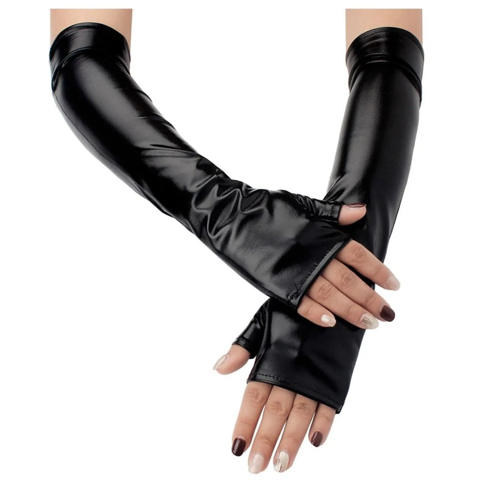 Gants sexy en similicuir métal - Street Fashion Gloves avis et prix