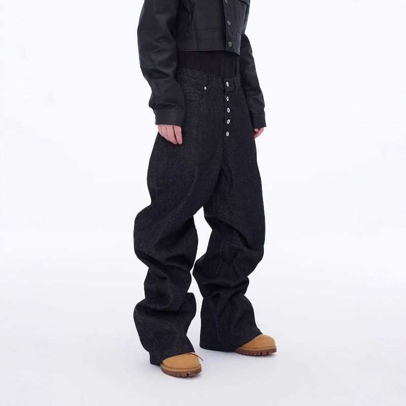 Jean rétro américain délavé à  - Street Fashion Jeans Men avis et prix