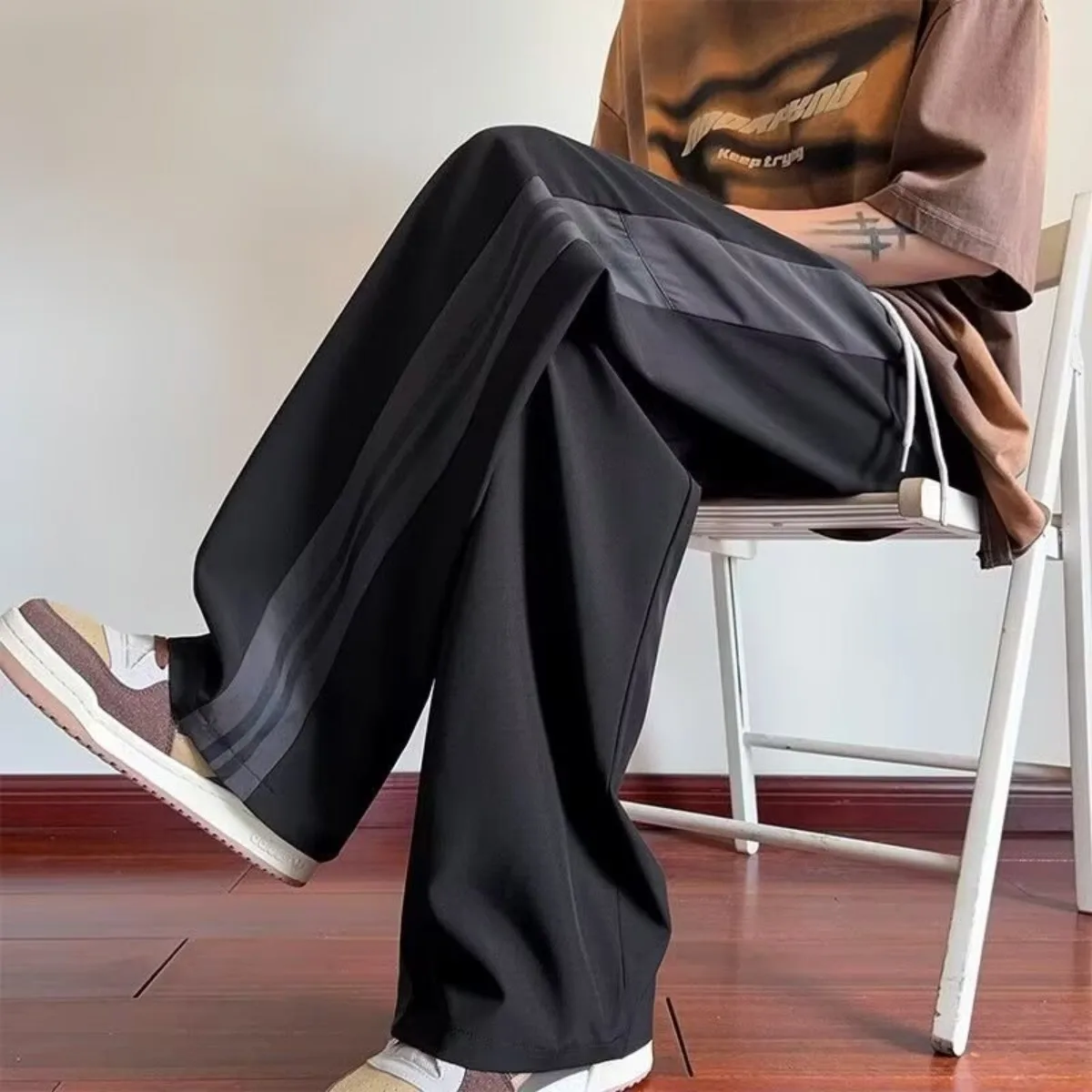 Pantalon décontracté homme cou - Street Fashion Couple avis et prix