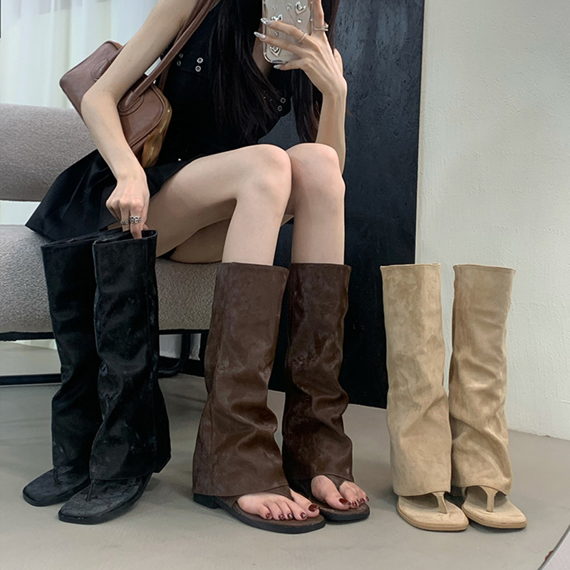 Bottes ajourées pour femmes, s - Street Fashion Korean avis et prix