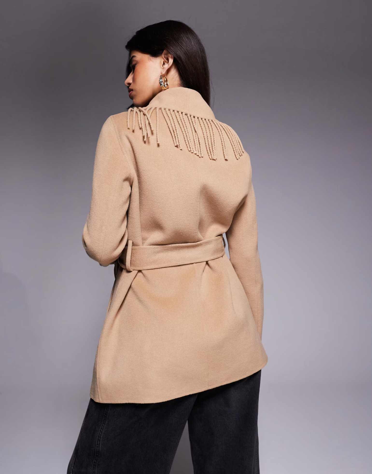 Manteau court de luxe à col ch - Street Fashion Events avis et prix