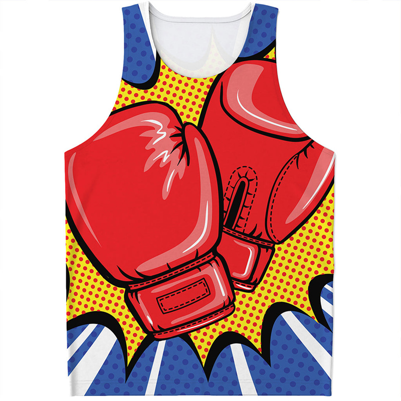 Gants de boxe College en 3D po - Street Fashion Gloves avis et prix