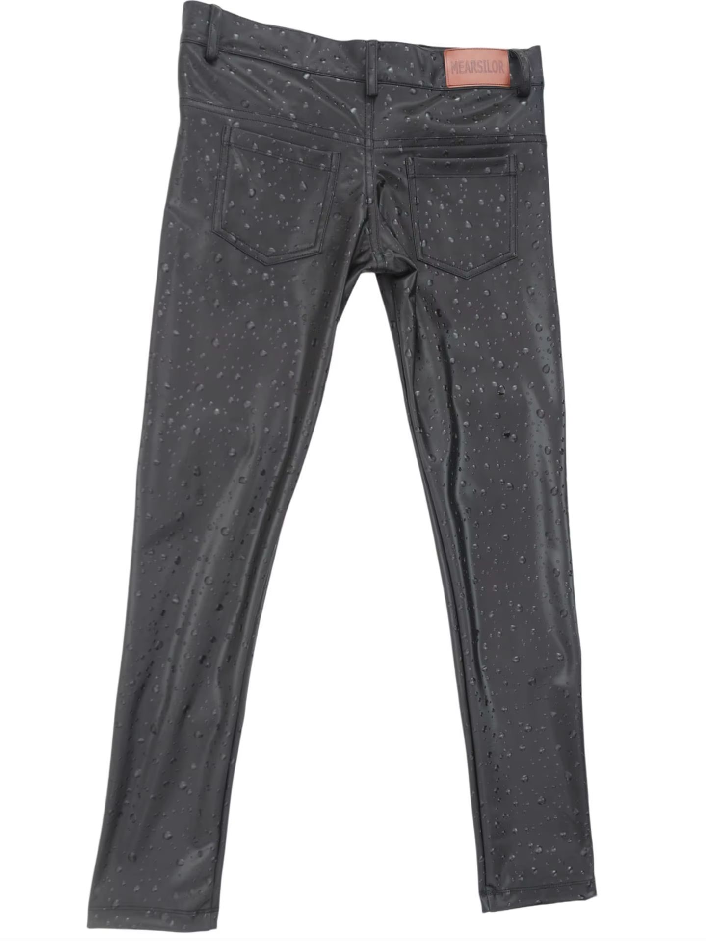 Pantalon en jean en similicuir - Street Fashion Jeans Men avis et prix