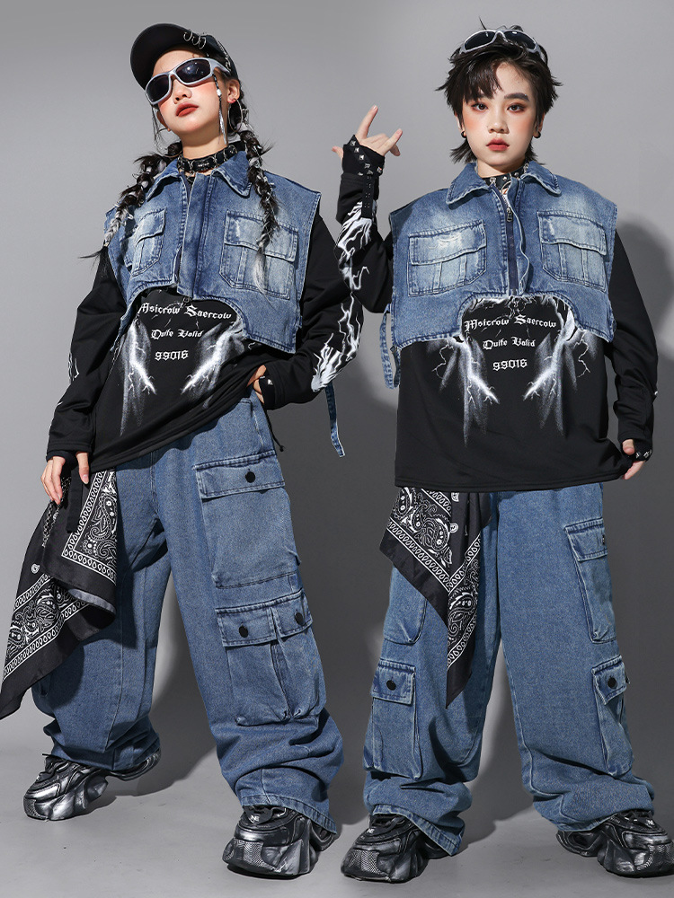 Vêtements Hip Hop pour enfants - Street Fashion Jeans Women avis et prix