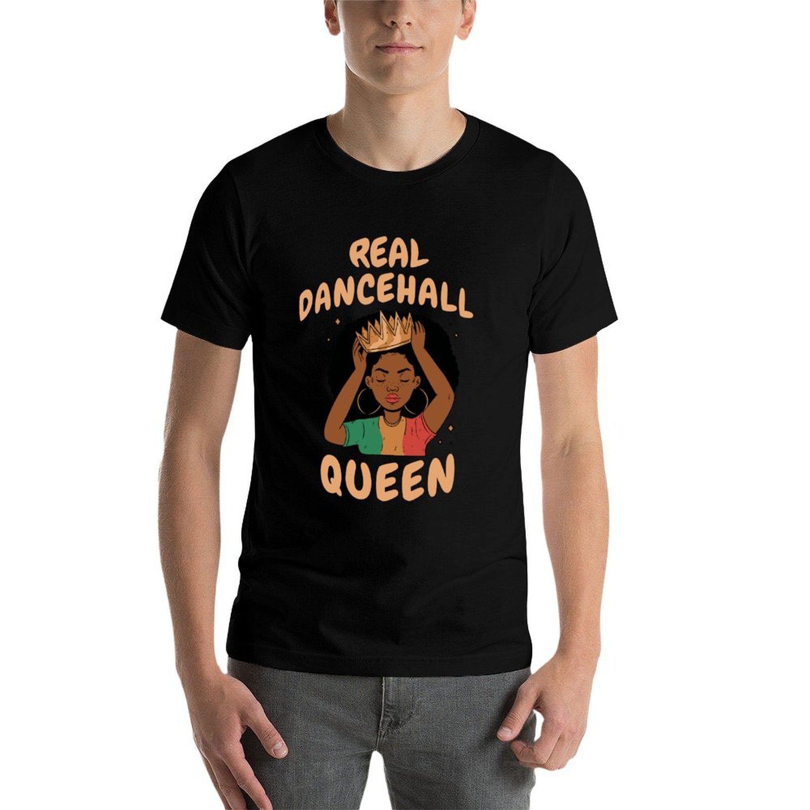 T-shirt Real Dancehall Queen,  - Queen Street Fashion avis et prix